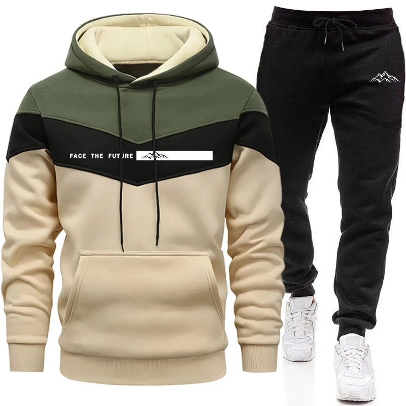 Winter Clothing Pants - New Men's Tracksuit Fall Winter Casual