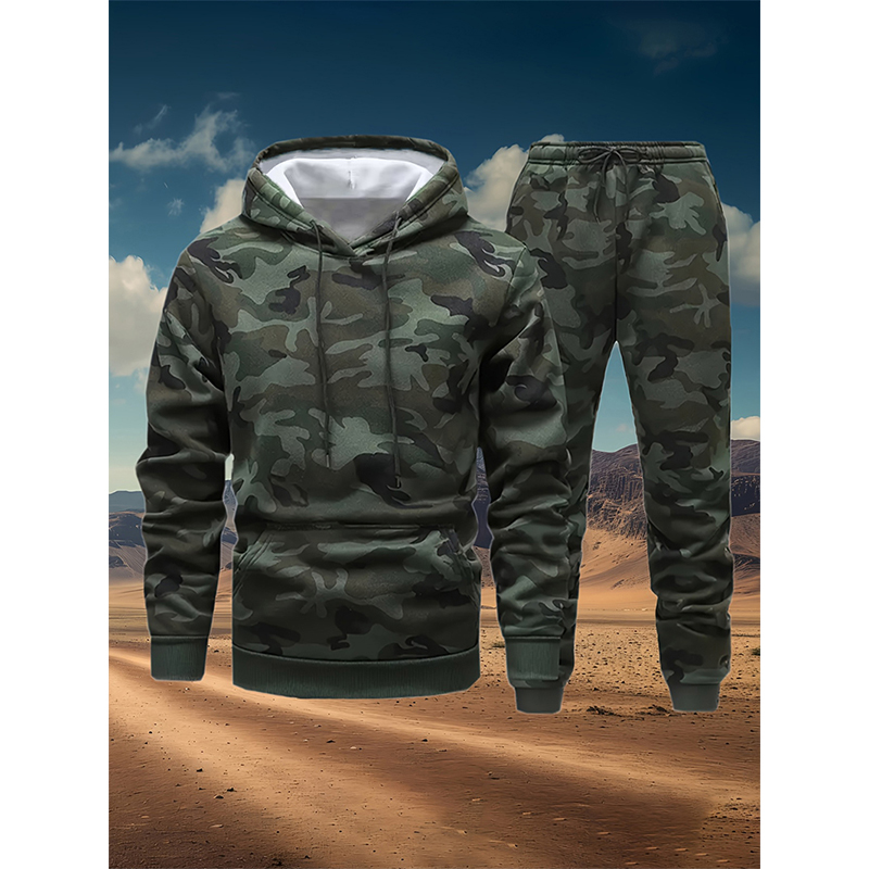 Winter Clothing Pants - Autumn Camouflage 3D Print Hoodies Pant
