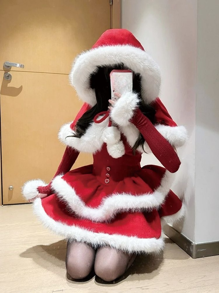 Winter Sweet Lolita Christmas  - مراجعة Winter Clothing Cute وسعره