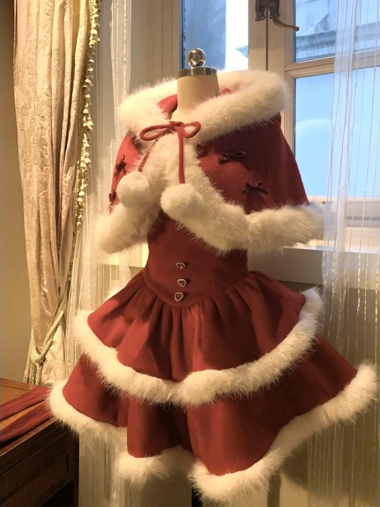 Winter Sweet Lolita Christmas  - مراجعة Winter Clothing Cute وسعره