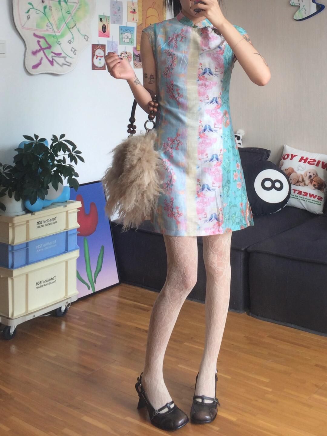 Vintage Cheongsam High Waist P - مراجعة Winter Clothing Aesthetic وسعره