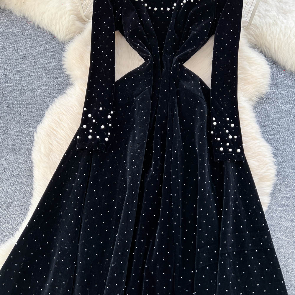 Chic Elegant velour long sleev - مراجعة Winter Clothing H&M وسعره