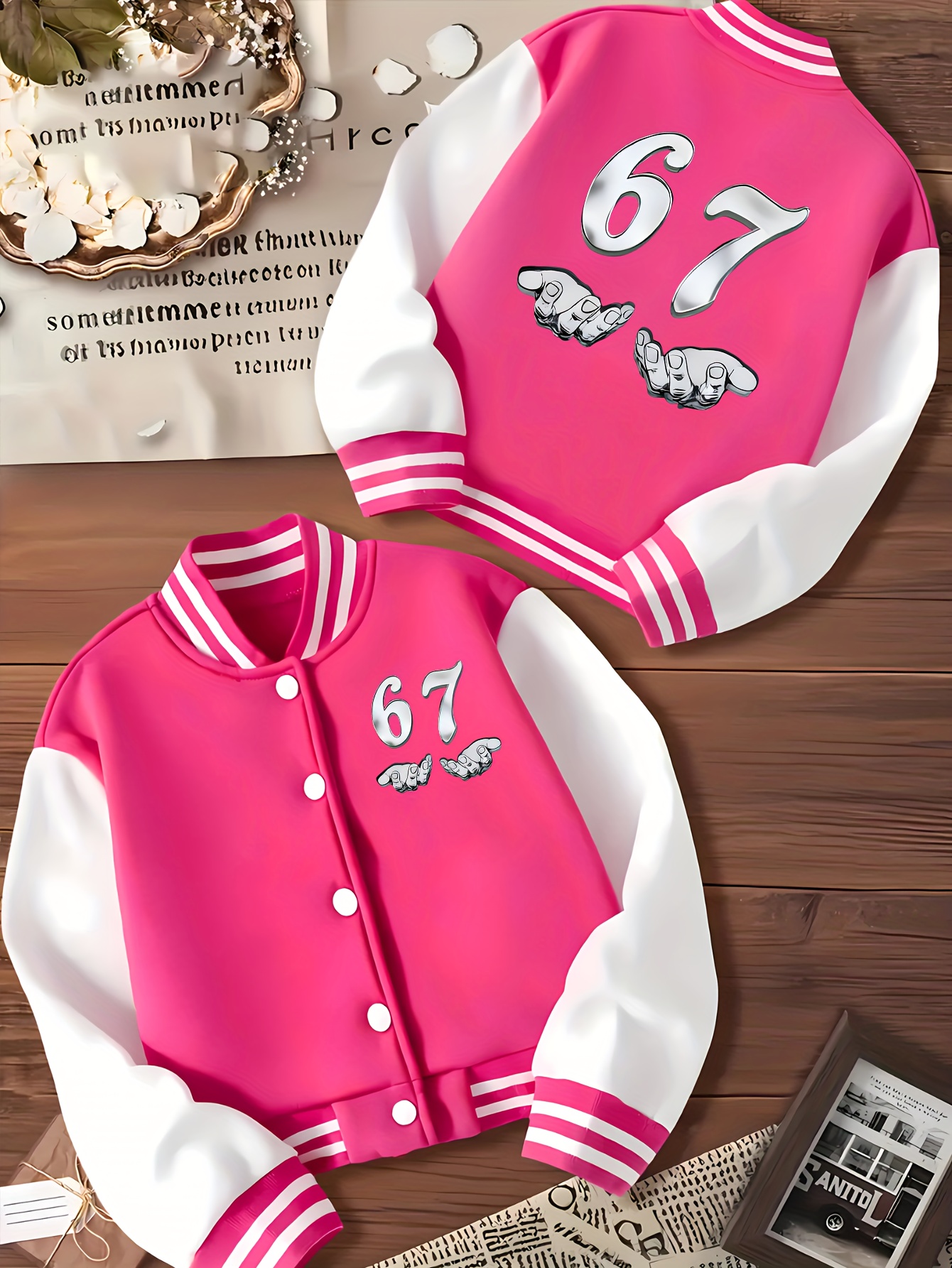 Six Seven Girls' Short Basebal - مراجعة Winter Clothing Options وسعره