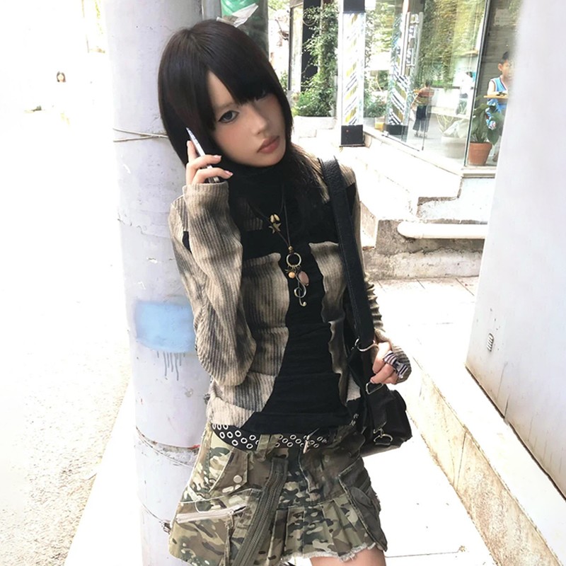 Karrram Japanese Y2k Ribbed To - مراجعة Winter Clothing Aesthetic وسعره
