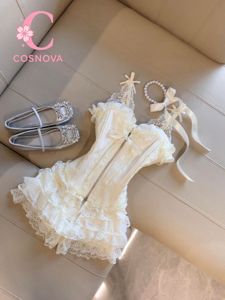 Cute Desire Lace Bustier Top H - مراجعة Winter Clothing Cute وسعره