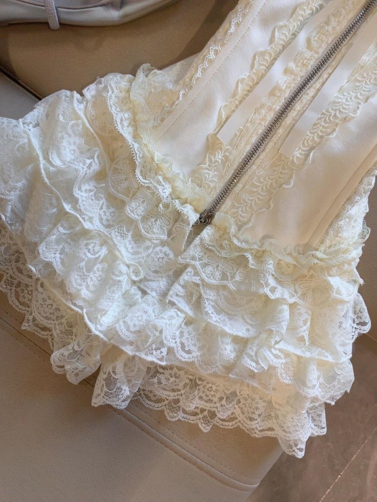 Cute Desire Lace Bustier Top H - مراجعة Winter Clothing Cute وسعره