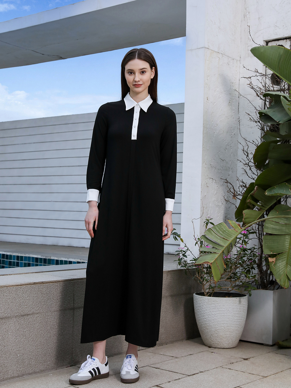 AP SS25 Women Satin Patchwork  - مراجعة Winter Clothing H&M وسعره
