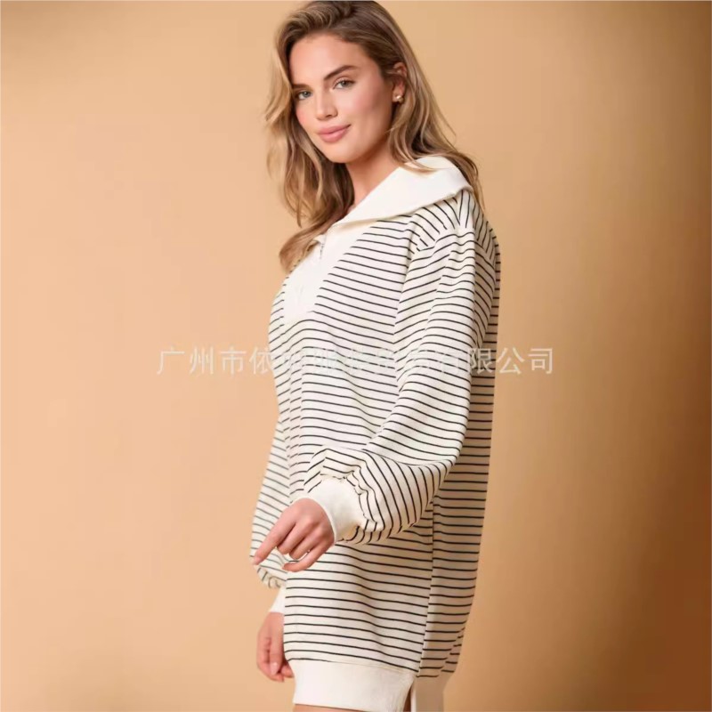 Loose Dress Simple Style Vesti - مراجعة Winter Clothing H&M وسعره