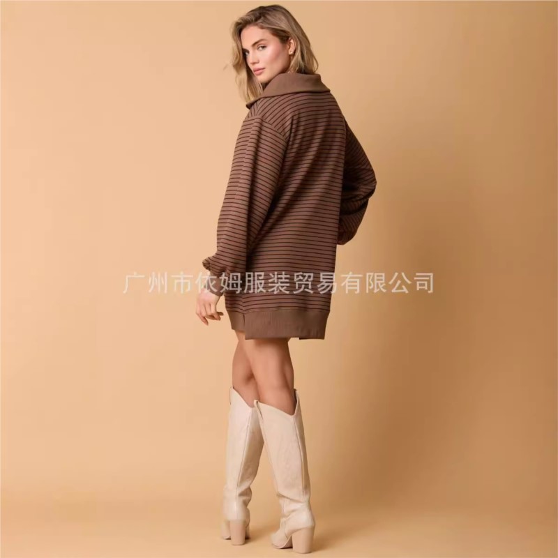 Loose Dress Simple Style Vesti - مراجعة Winter Clothing H&M وسعره