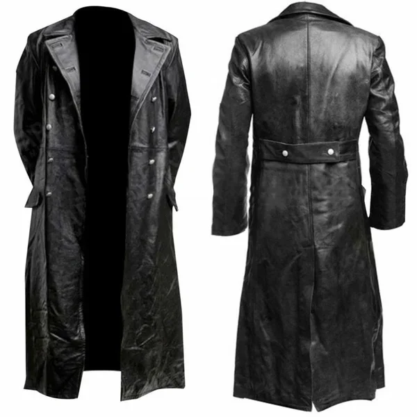 Leather Jacket Men Winter Flee - مراجعة Winter Clothing Design وسعره