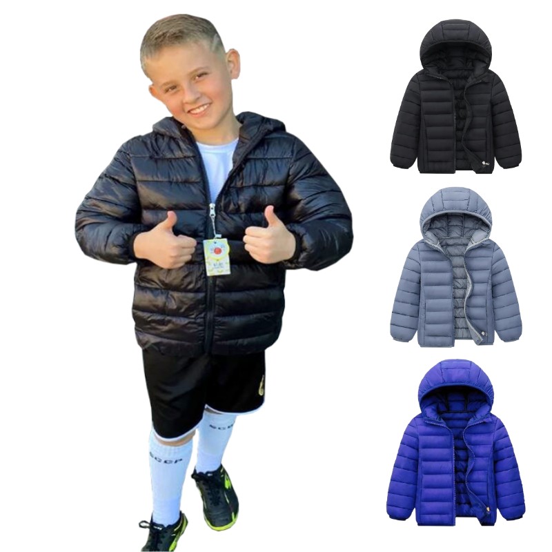 Hooded Lightweight Down Jacket - مراجعة Winter Clothing For Boys وسعره
