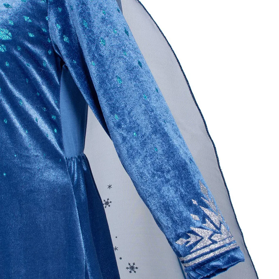 Girls Cosplay Disney Frozen El - مراجعة Winter Clothing Cute وسعره