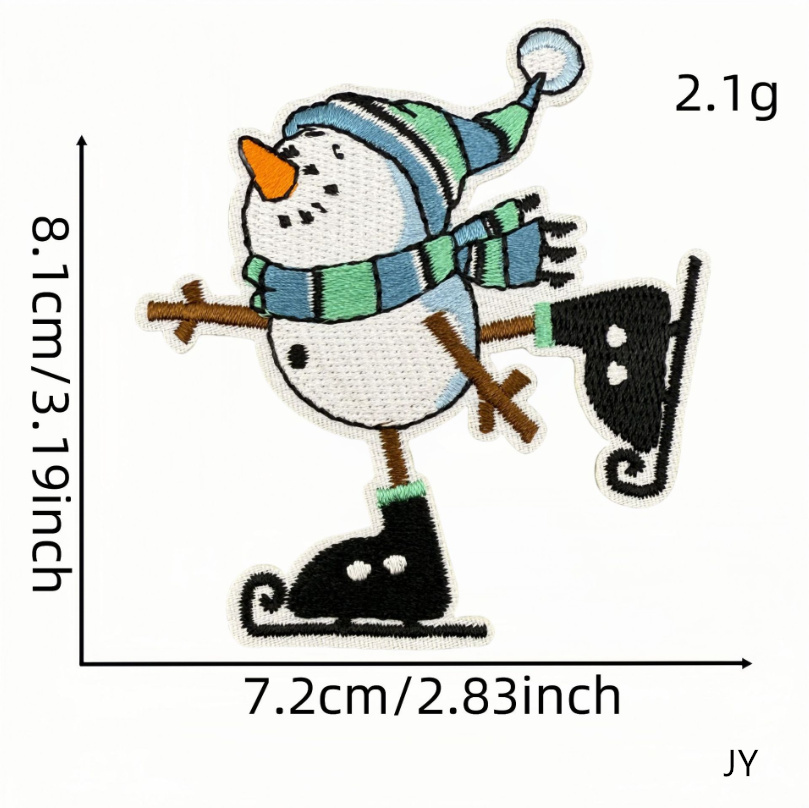10 Pcs Snowman Winter Badges E - مراجعة Winter Clothing Pictures وسعره