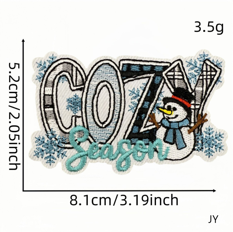 10 Pcs Snowman Winter Badges E - مراجعة Winter Clothing Pictures وسعره