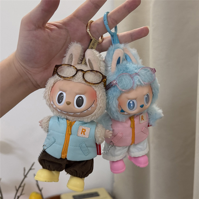 For 15 17cm Labubu Doll Down J - مراجعة Jacket Winter Clothing وسعره