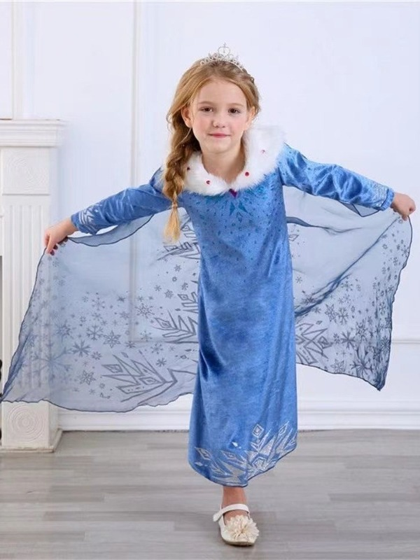 Frozen Elsa Snow Queen Winter  - مراجعة Winter Clothing Cute وسعره