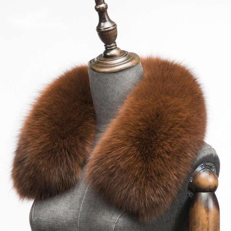 Winter Natural Fox Fur Scarf S - مراجعة Winter Clothing Design وسعره