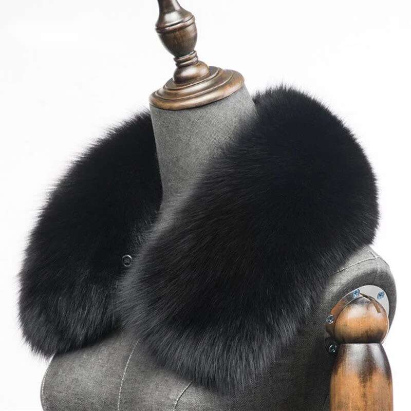 Winter Natural Fox Fur Scarf S - مراجعة Winter Clothing Design وسعره