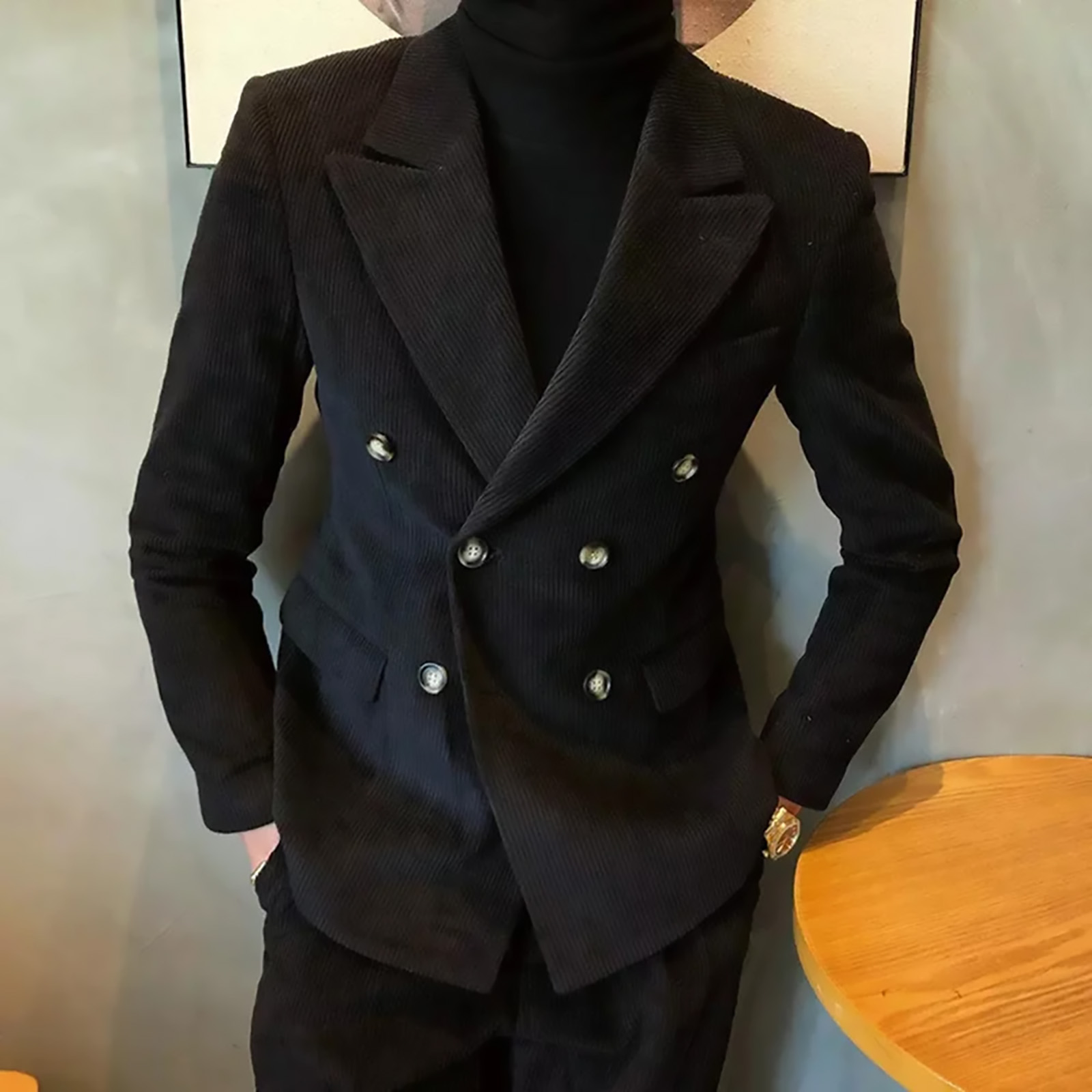 Corduroy Casual Peaked Lapel S - مراجعة Winter Clothing For Boys وسعره