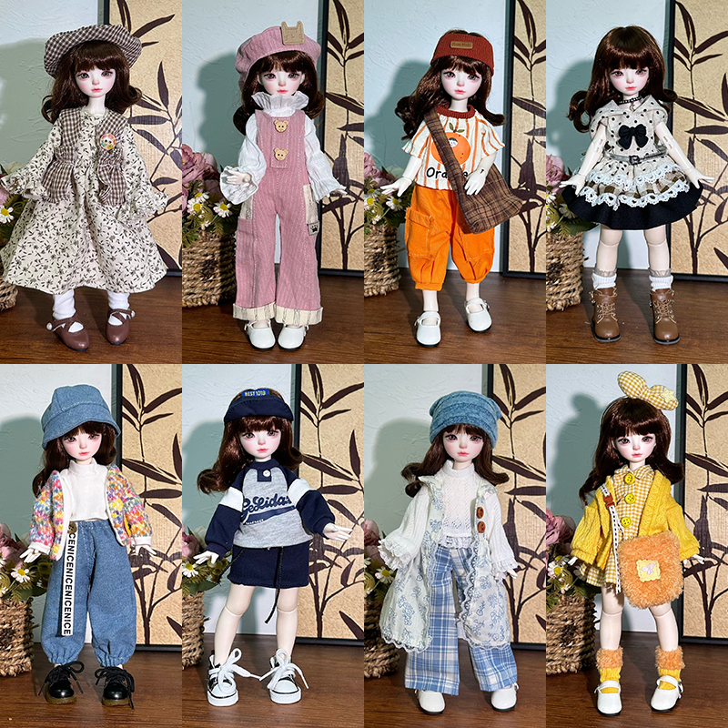30cm BJD Doll Clothes for Girl - مراجعة Winter Clothing Cute وسعره
