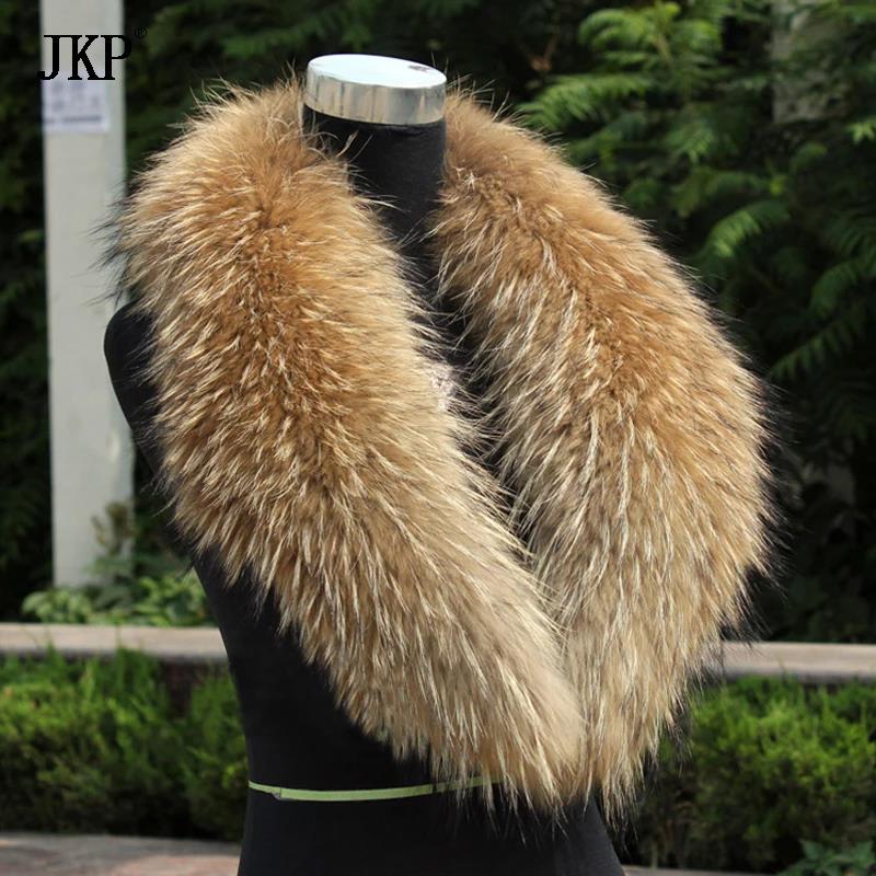 Natural Fur Collar Real raccoo - مراجعة Winter Clothing Design وسعره
