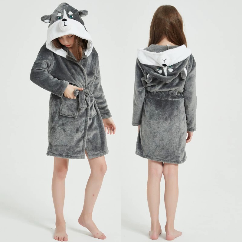 Animal Bathrobes for Girls Chi - مراجعة Winter Clothing Baby Girl وسعره