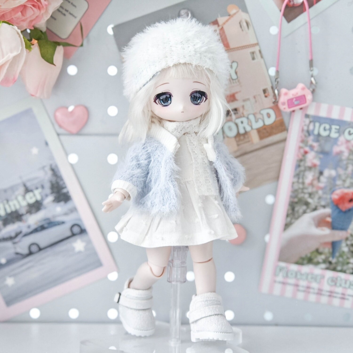 Bonnie Bunny Dream Bjd Doll Cl - مراجعة Winter Clothing Options وسعره