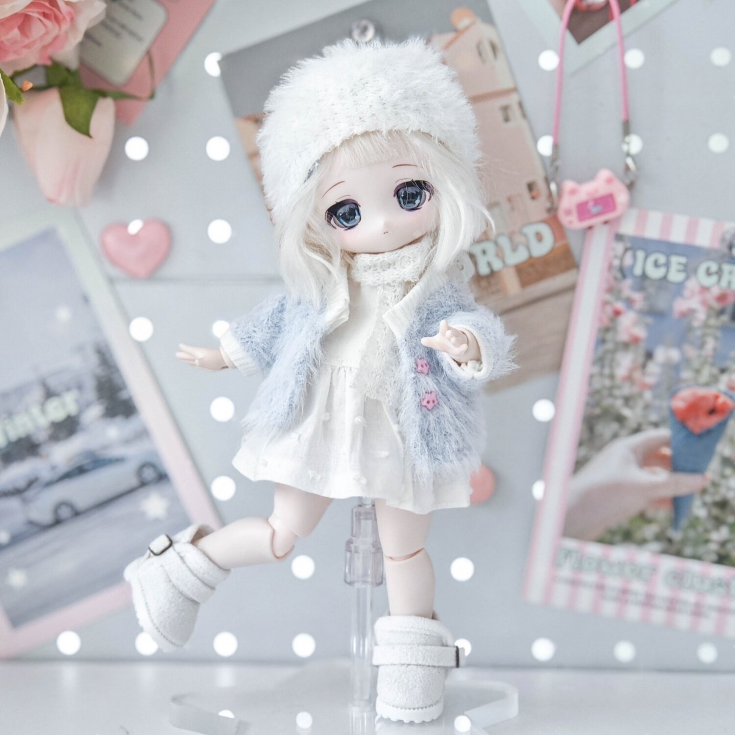 Bonnie Bunny Dream Bjd Doll Cl - مراجعة Winter Clothing Options وسعره