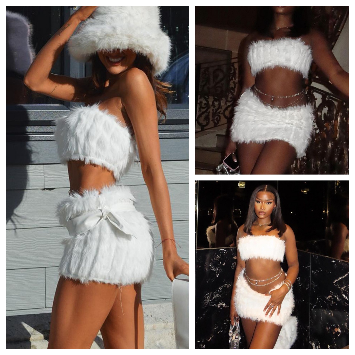 Y2K Coquette Cute Fluffy Knit  - مراجعة Winter Clothing Cute وسعره