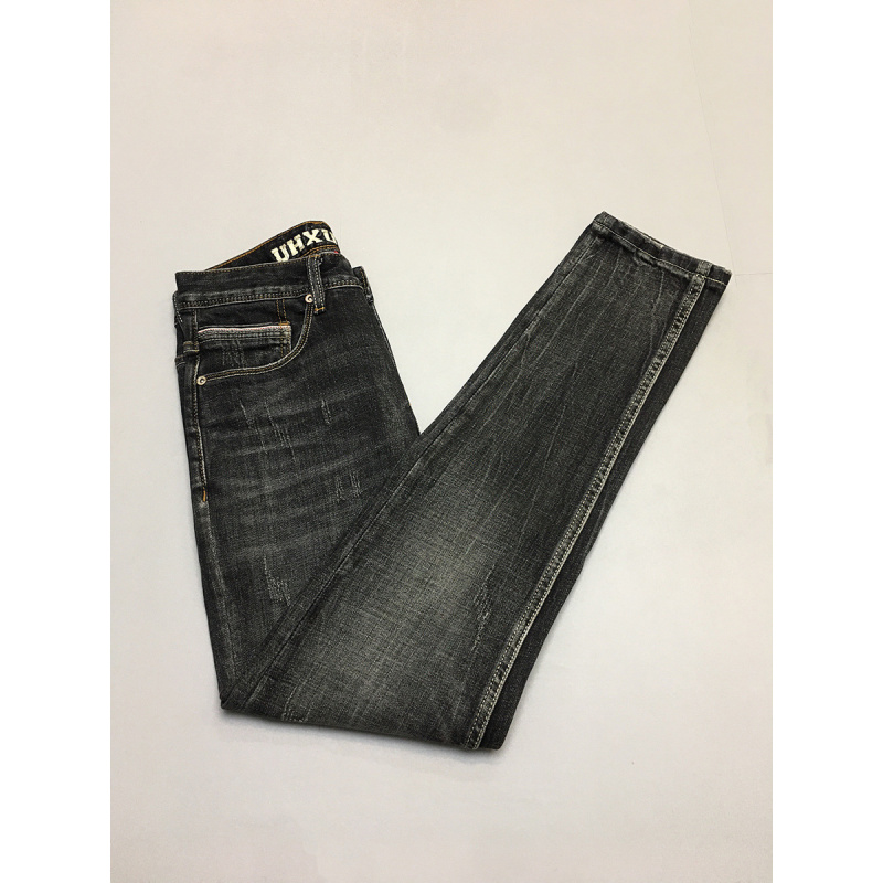 Black gray jeans men's autumn  - مراجعة Winter Clothing Youtube وسعره