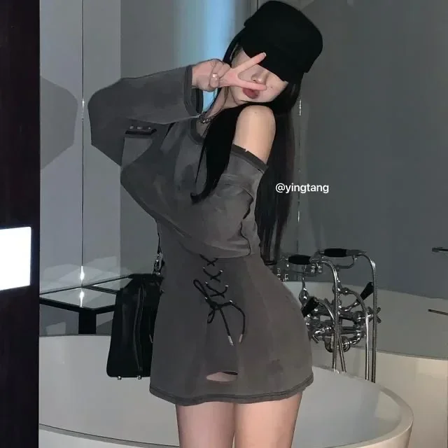 Fairycore Grunge Corset Dress  - مراجعة Winter Clothing Aesthetic وسعره