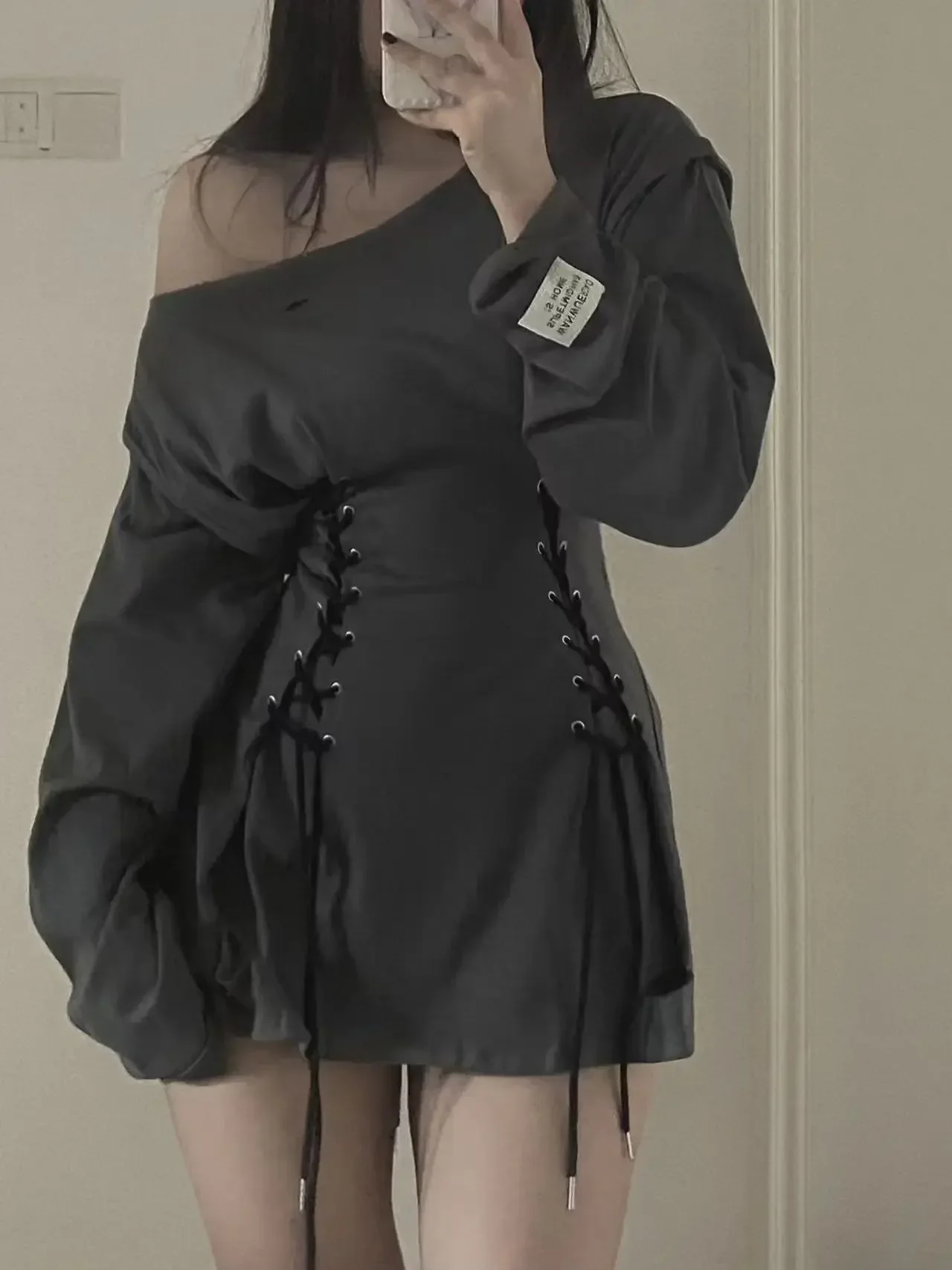 Fairycore Grunge Corset Dress  - مراجعة Winter Clothing Aesthetic وسعره