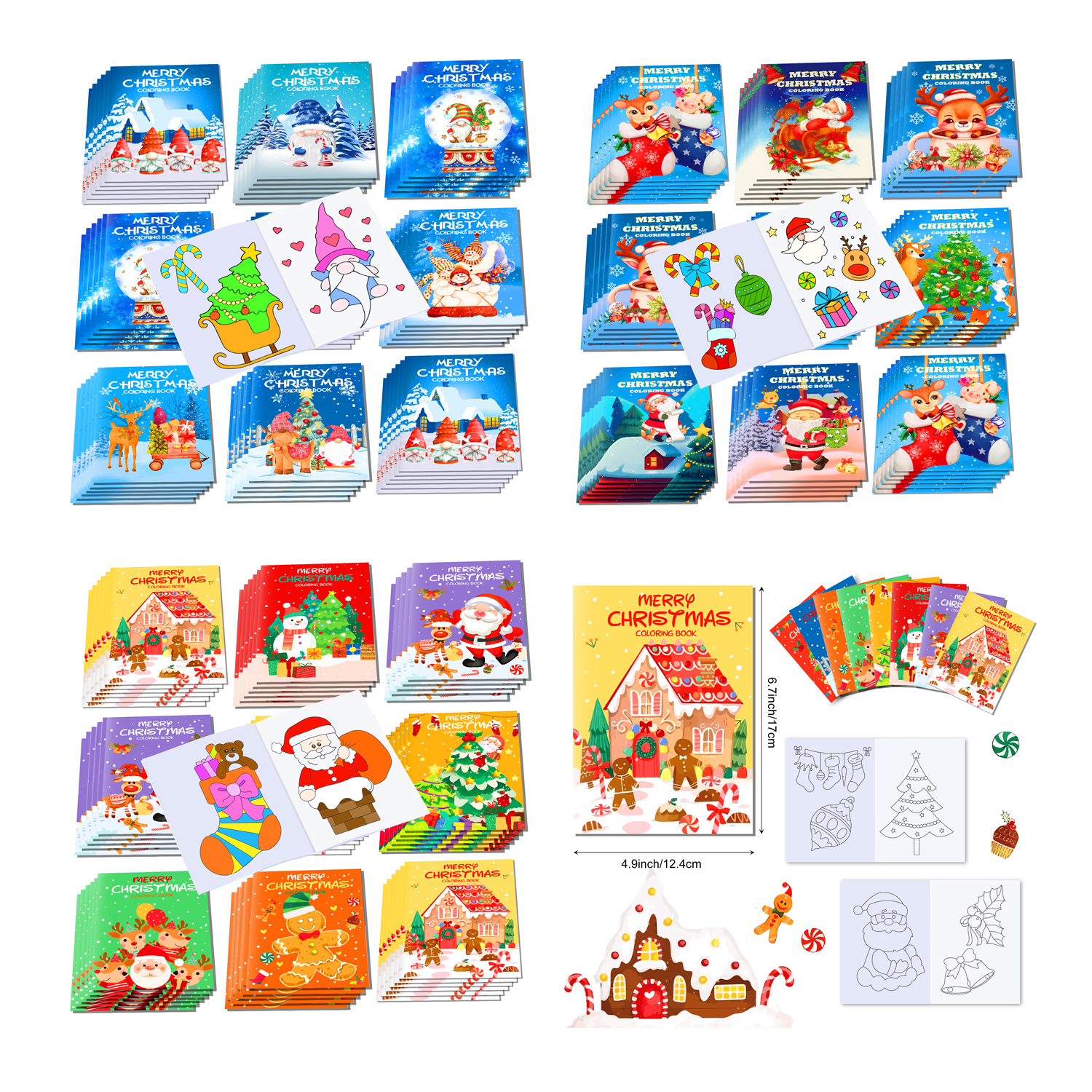 16pcs Cartoon Merry Christmas  - مراجعة Winter Clothing Pictures وسعره