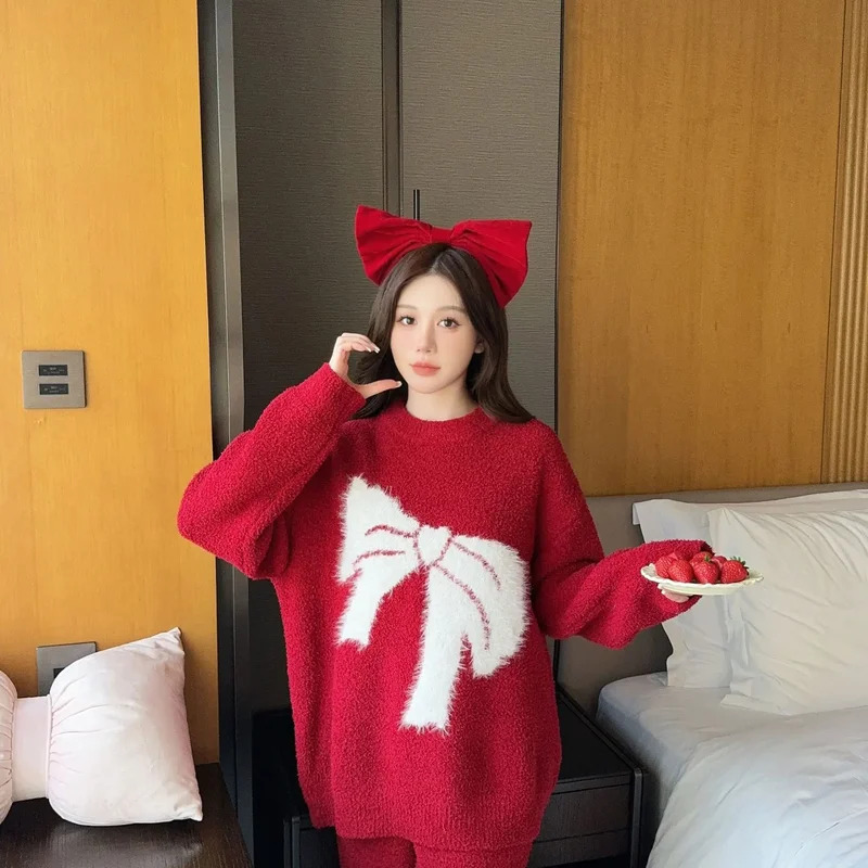 Cartoon Bowknot Christmas Paja - مراجعة Winter Clothing Youtube وسعره
