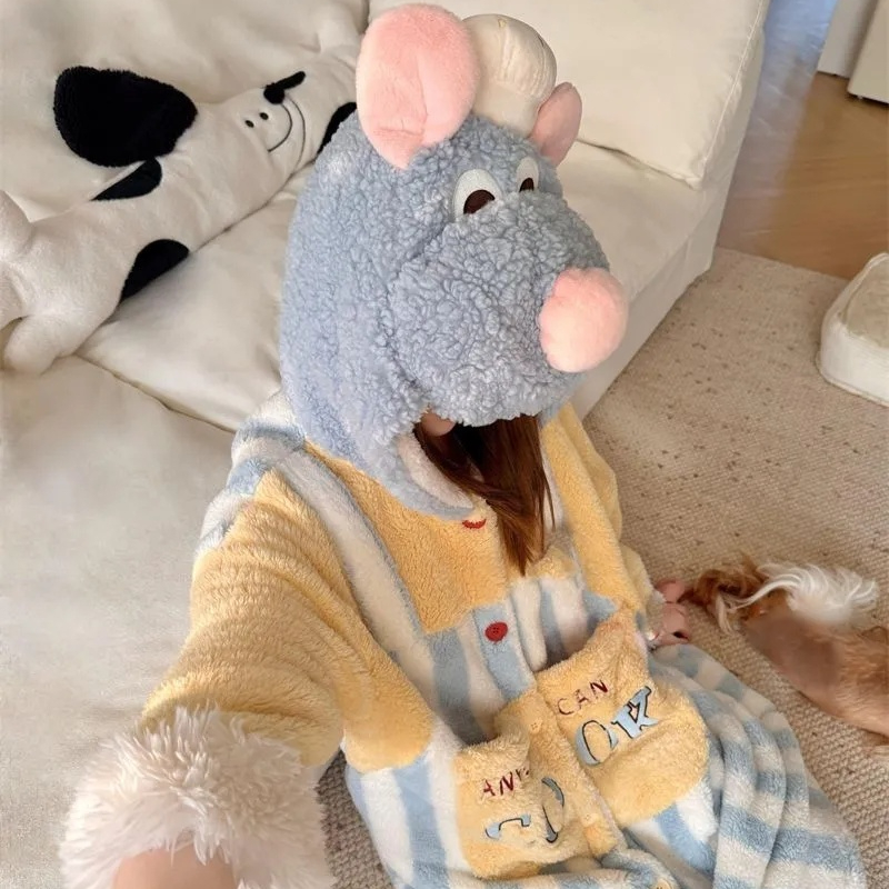 Cartoon Disney Ratatouille Rob - مراجعة Winter Clothing Cute وسعره