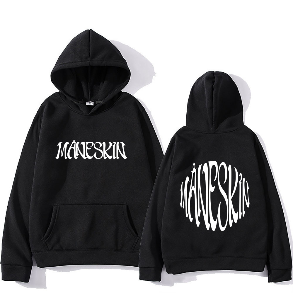Grunge Bank Maneskin Hoodies M - مراجعة Winter Clothing Aesthetic وسعره