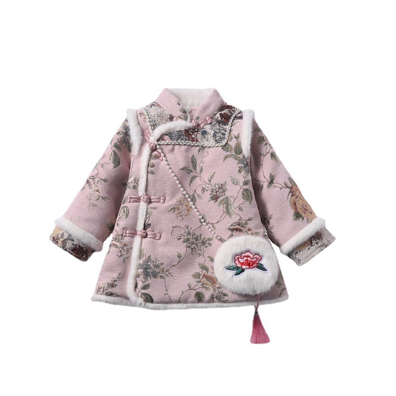 Winter Baby Girls Hanfu Kids P - مراجعة Winter Clothing Baby Girl وسعره