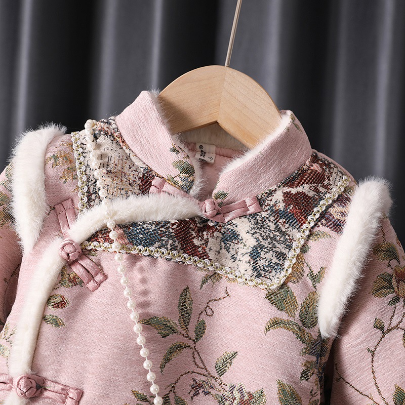 Winter Baby Girls Hanfu Kids P - مراجعة Winter Clothing Baby Girl وسعره