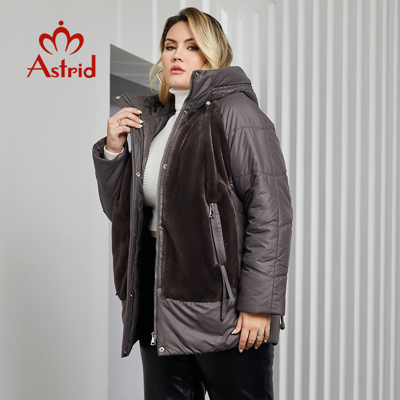Astrid Plus Size Winter Jacket - مراجعة Winter Clothing Design وسعره