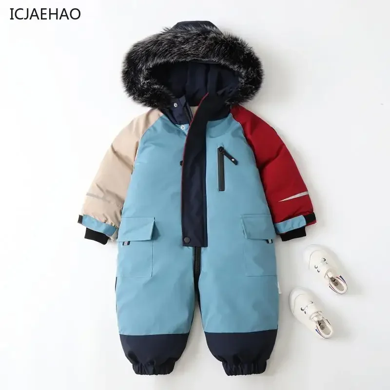 2025 Children Jumpsuits Thick  - مراجعة Winter Clothing Baby Girl وسعره