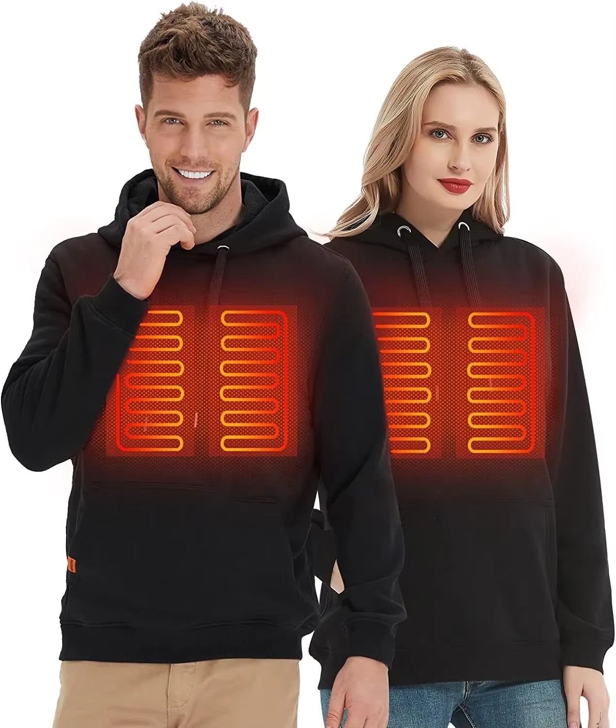 Women USB Heating Hoodies men  - مراجعة Winter Clothing Design وسعره