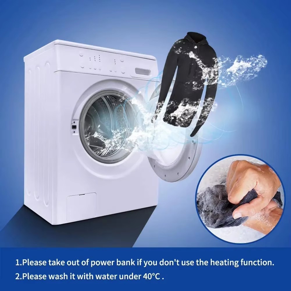 Women USB Heating Hoodies men  - مراجعة Winter Clothing Design وسعره