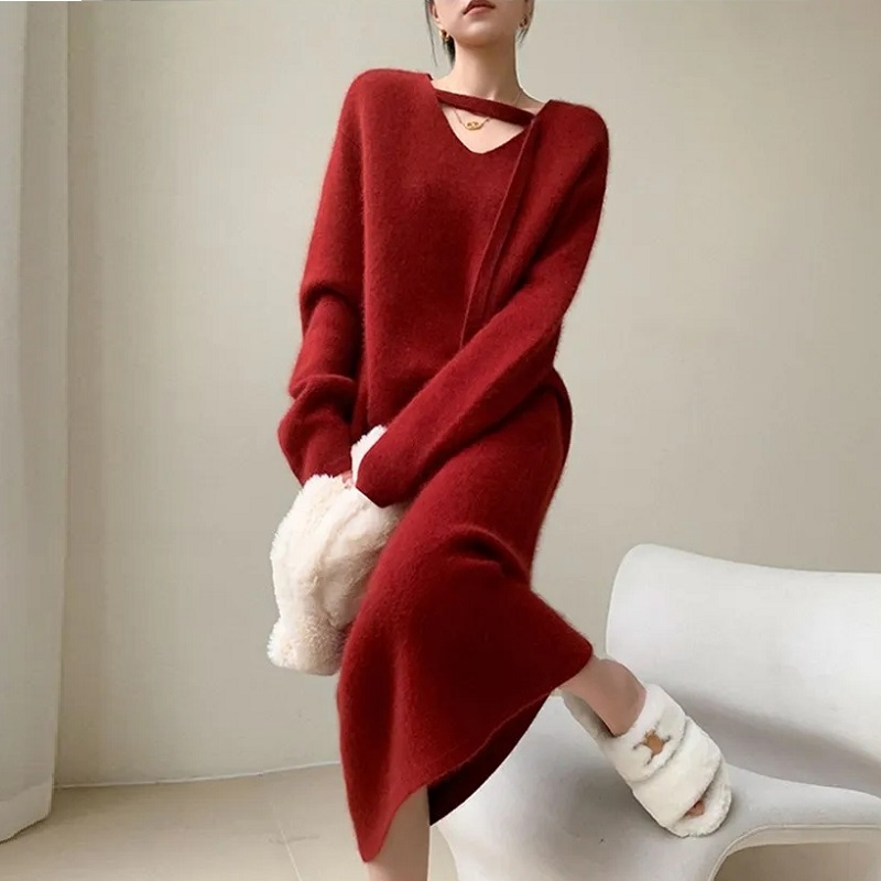 sweater dress for women 2025 n - مراجعة Winter Clothing H&M وسعره