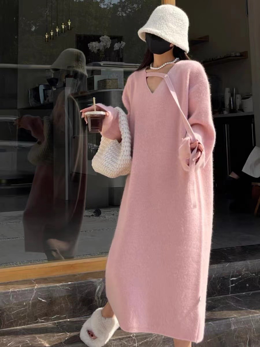 sweater dress for women 2025 n - مراجعة Winter Clothing H&M وسعره