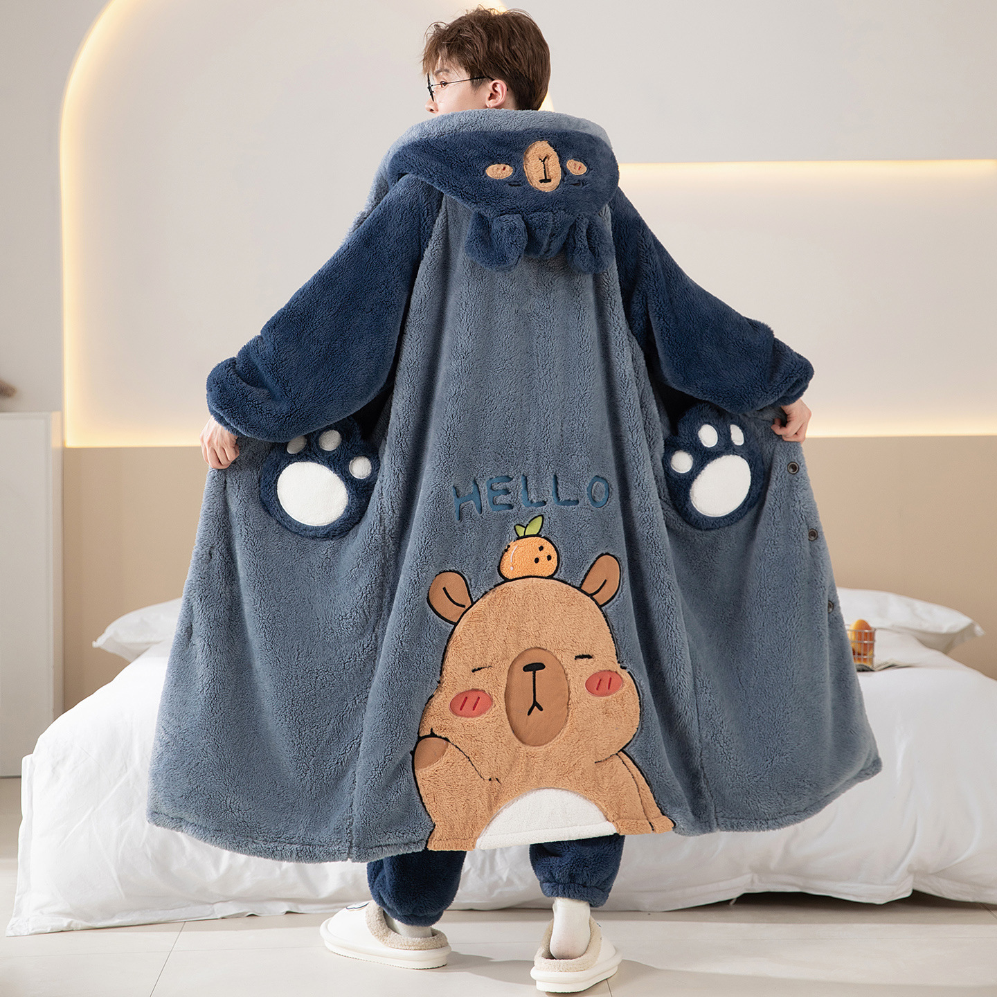 Cute Capybara Kapibala Men Wom - مراجعة Winter Clothing Cute وسعره