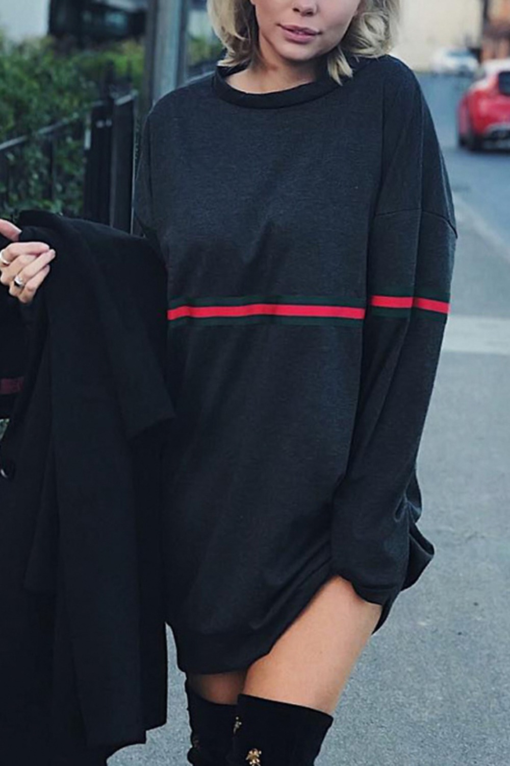 Womens Oversized Long Hoodie D - مراجعة Winter Clothing H&M وسعره