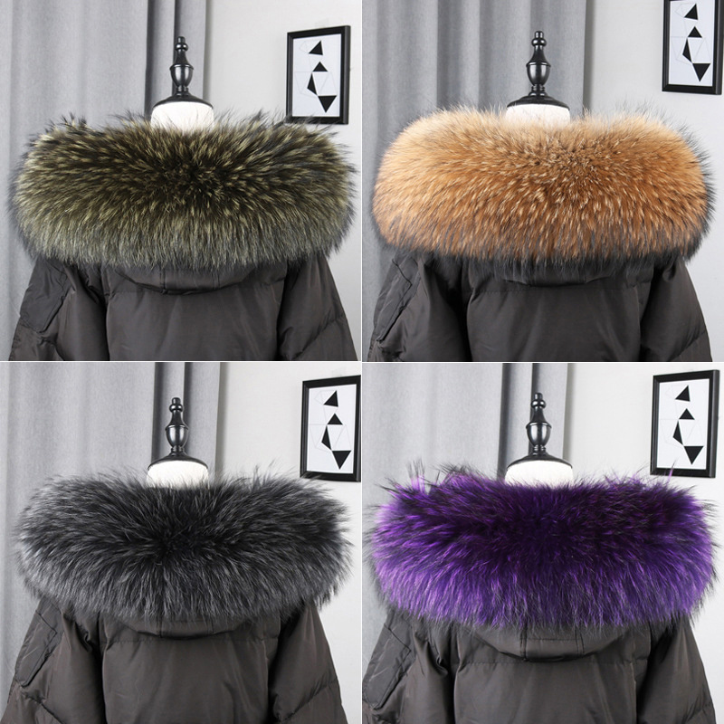 100% Real Fur Collar Coat Wint - مراجعة Winter Clothing Design وسعره