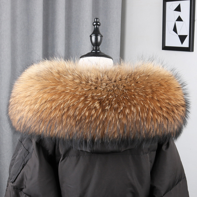 100% Real Fur Collar Coat Wint - مراجعة Winter Clothing Design وسعره