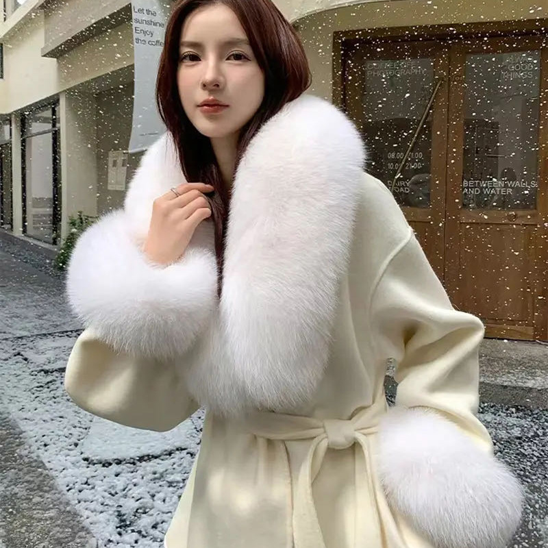 2025 Real Fox Fur Collar Winte - مراجعة Winter Clothing Design وسعره