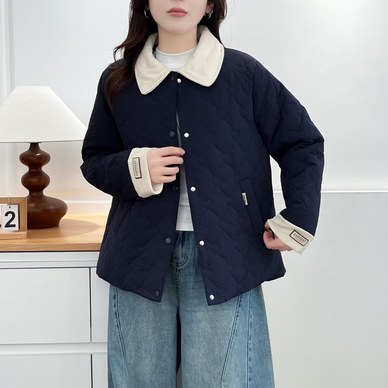 XXXXL Fashion Plus Size Woman  - مراجعة Jacket Winter Clothing وسعره